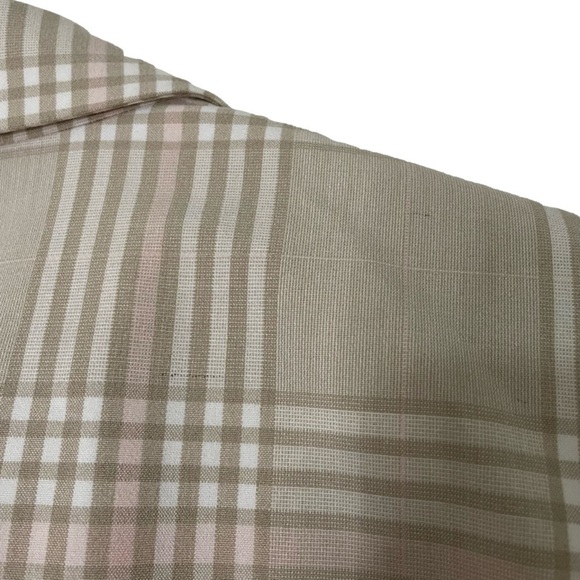 Halogen Single Button Neutral Plaid Blazer 8 NWT Tailored Notched Collar - Picture 12 of 13